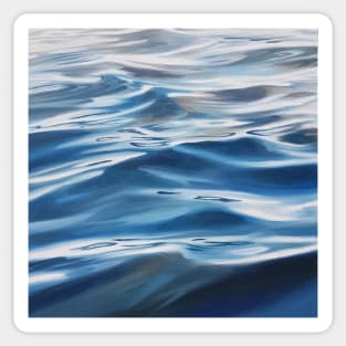 New Depths - lake water painting Sticker